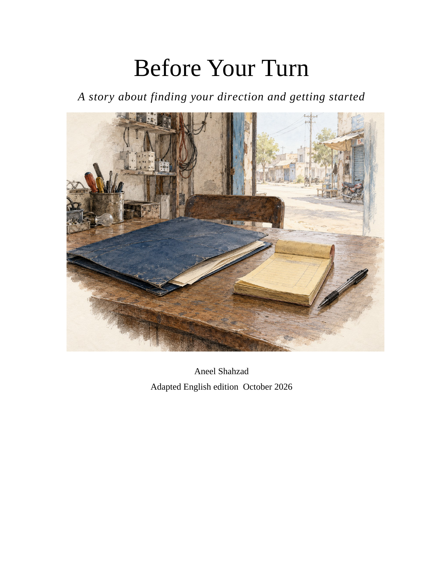 Cover of Before Your Turn by Aneel Shahzad