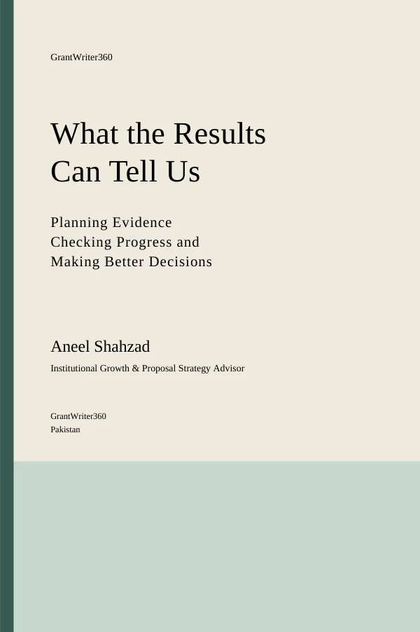 Cover of What the Results Can Tell Us by Aneel Shahzad